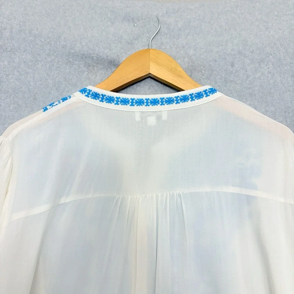 Angel Heart Boutique Women's Embroidered Tunic Top 2X‎  White Embroidered Boho - Picture 7 of 9